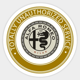 Alfa Romeo Mechanic Sticker